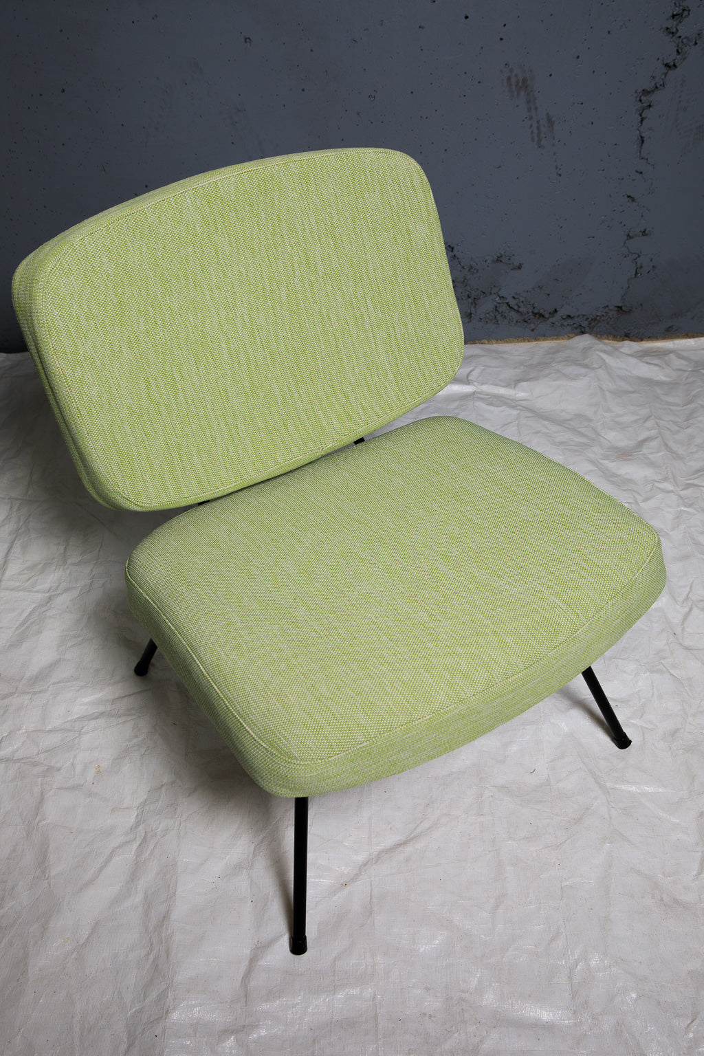Paire de chauffeuses CM190 – Pierre Paulin pour Thonet – vers 1960