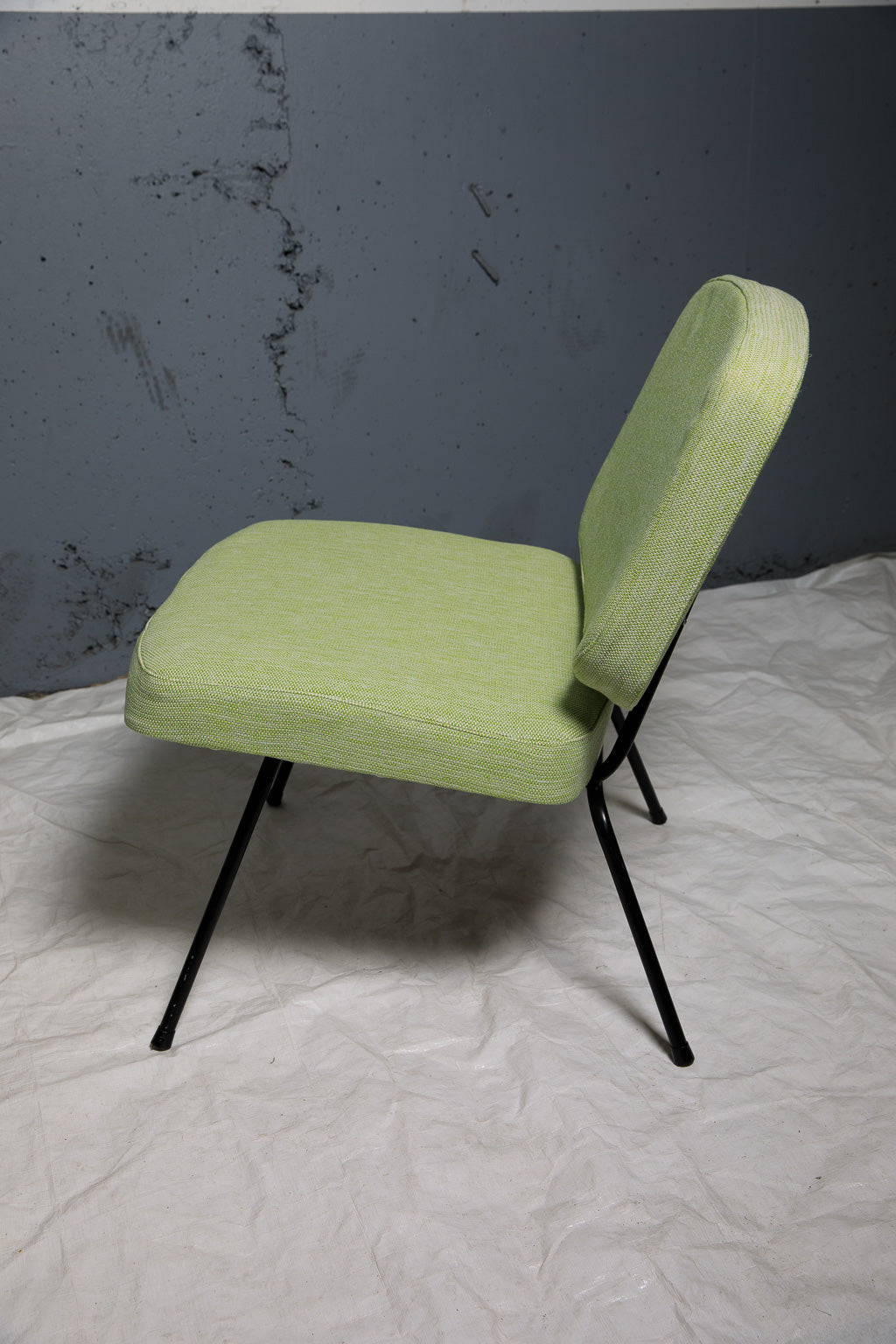 Paire de chauffeuses CM190 – Pierre Paulin pour Thonet – vers 1960